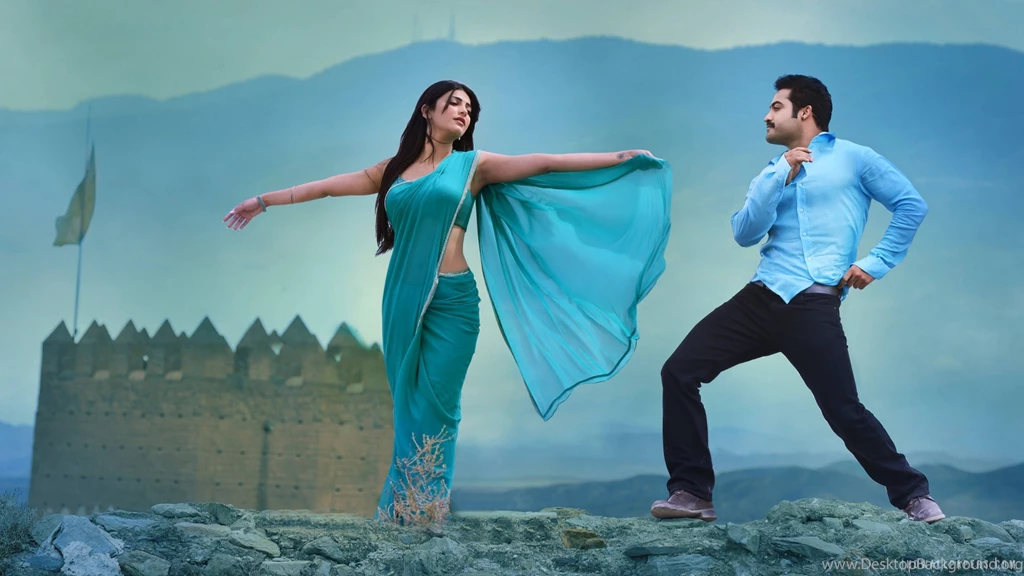 Jr NTR With Shruti Hassan In Ramayya Vastavayya HD Wallpapers IHD ...