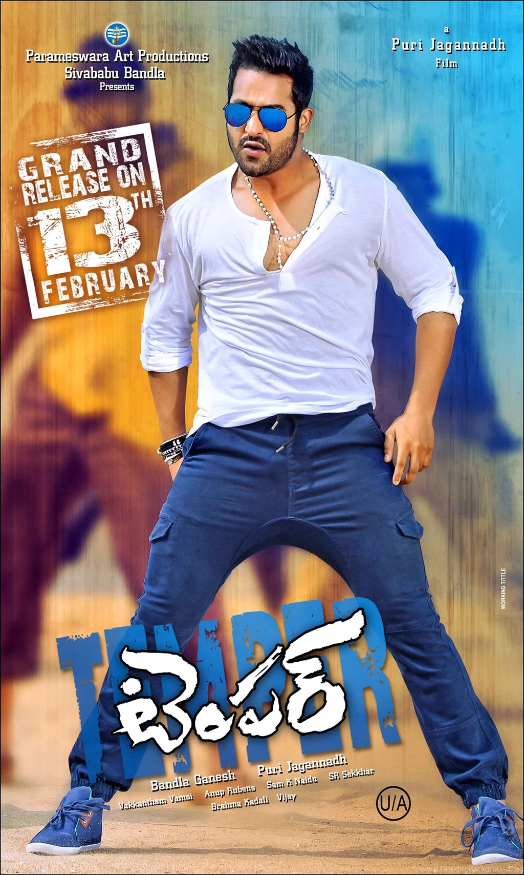Jr Ntr Kajal Agarwal Temper Movie First Look HD Posters