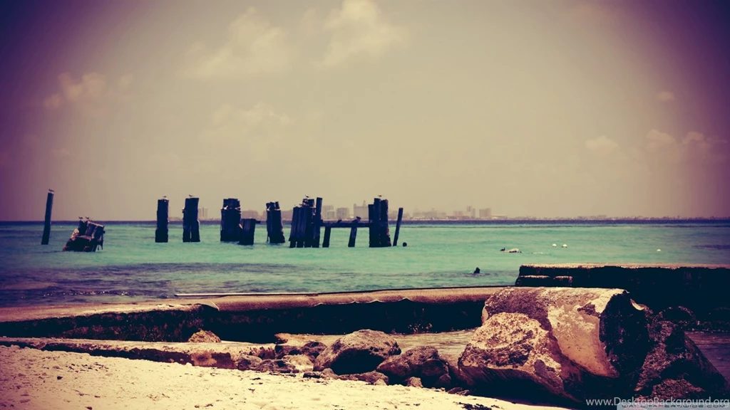 Beach Retro Photography HD Desktop Wallpapers : High Definition ...