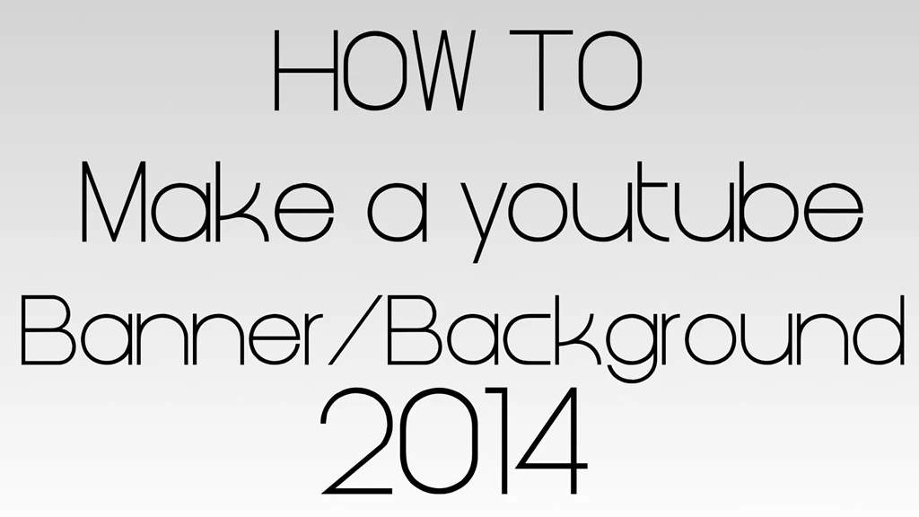 How To Make A Youtube Background/Banner W/GIMP (2014) YouTube