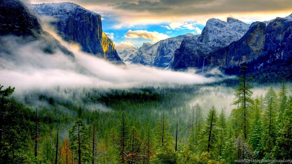 Yosemite In Fog (