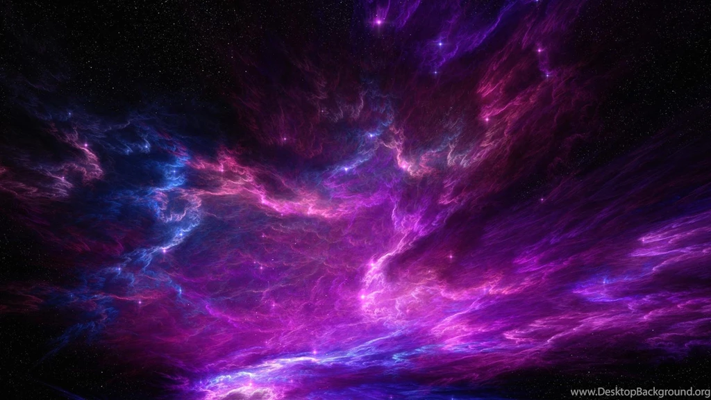 Outer Space Galaxies Gate Digital Backgrounds Purple Clouds ...