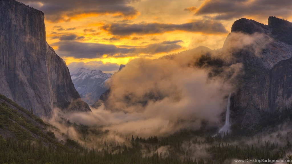 Yosemite Valley At Dawn 1920x1080 (1080p) Wallpapers ImgPrix