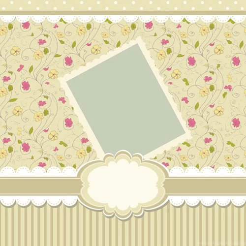 Baby Frame Backgrounds Vector 01 Vector Background, Vector ...