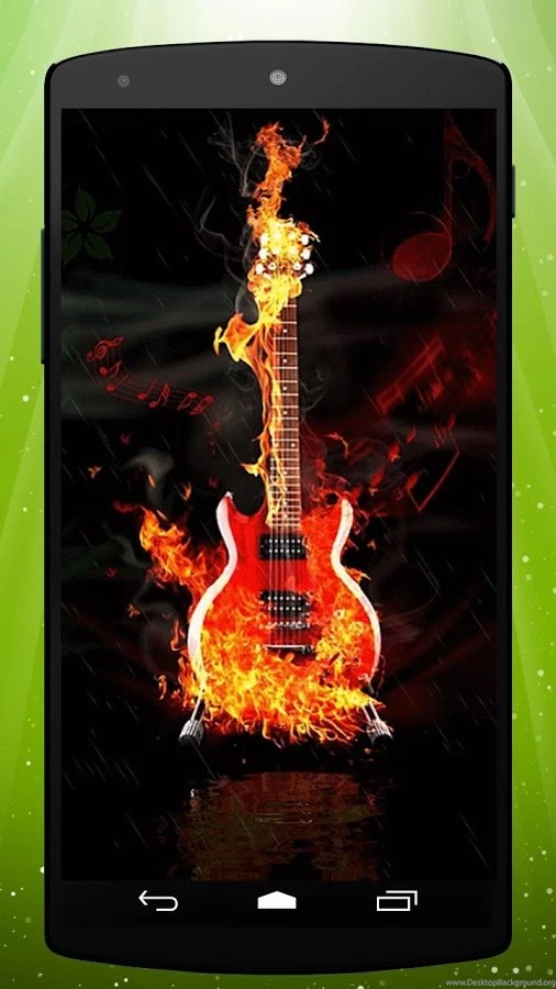 Fire Guitar Live Wallpapers Android Apps On Google Play