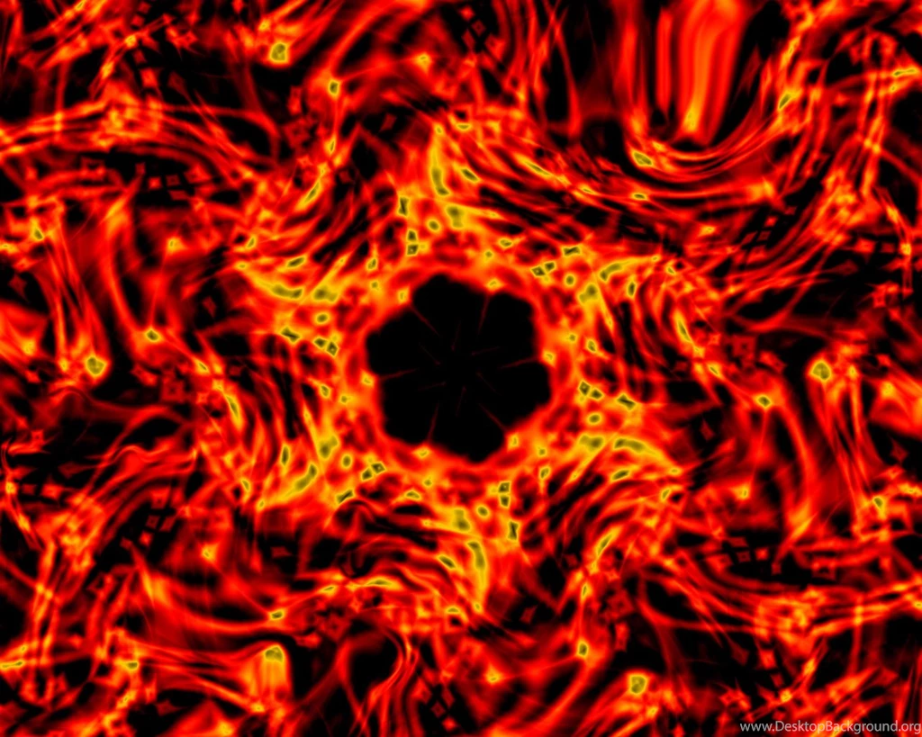 Fire Star Fractal Abstract Wallpapers Image 1280x1024 Pixels