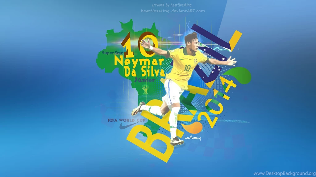 World Cup Neymar Da Silva Santos Junior Wallpa