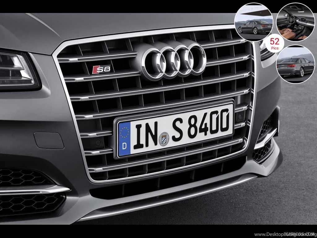 Audi S8 (2014) Daytona Grey Perl Effect Grill