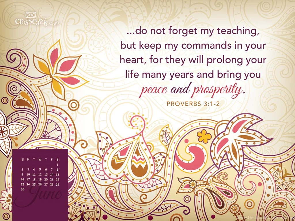 Desktop Wallpapers Calendars: June 2013