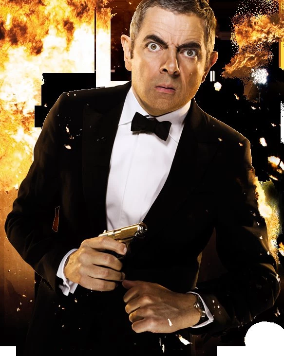 Johnny English Reborn" Rowan Atkinson, Mr. Bean, Tributes James Bond