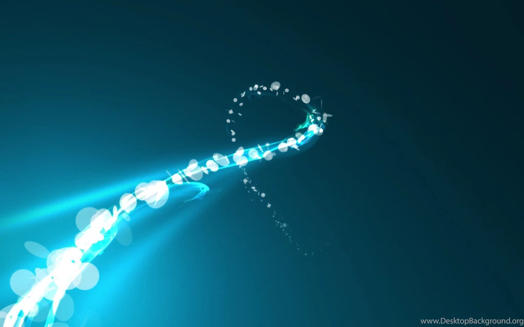 Blue Lights Abstract