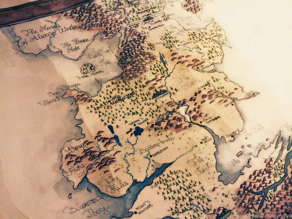 Game Of Thrones" Map