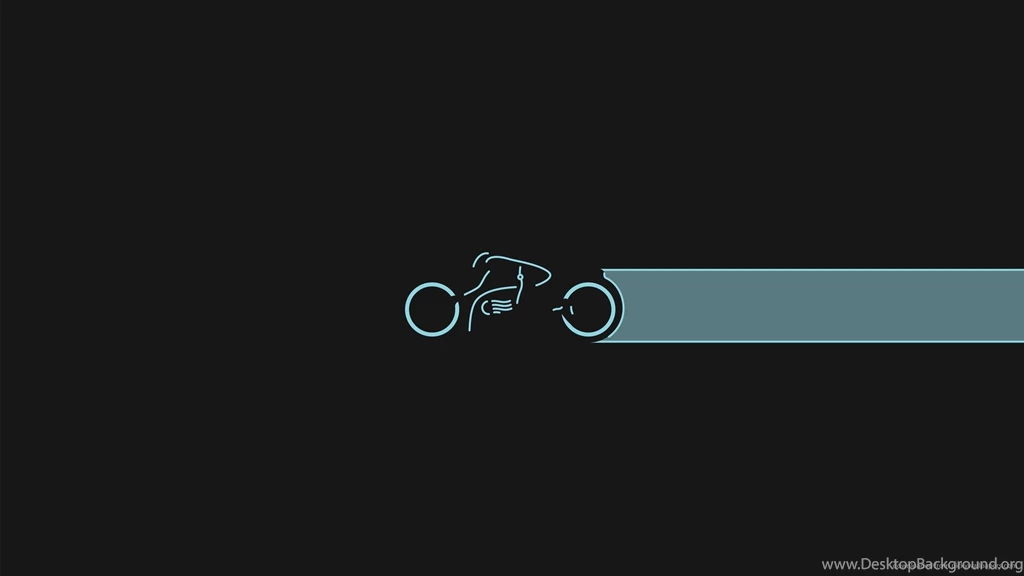 HD Minimal Blue Tron Wallpapers