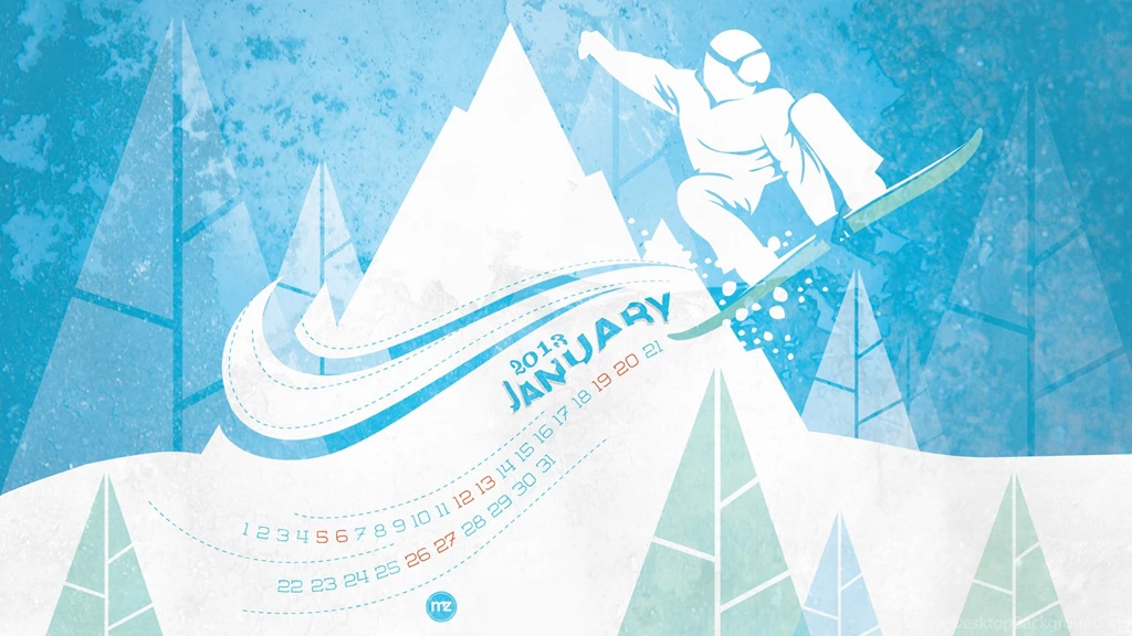 January 2013 Calender Wallpapers