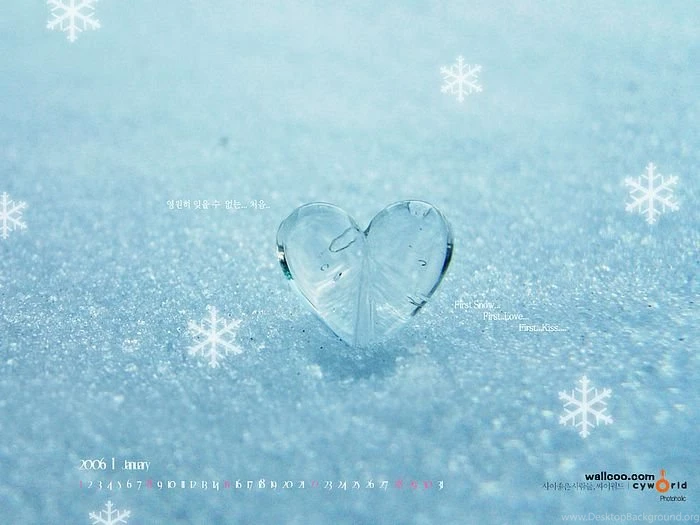 Lovely CG Calendar Of January 55 Wallcoo.net
