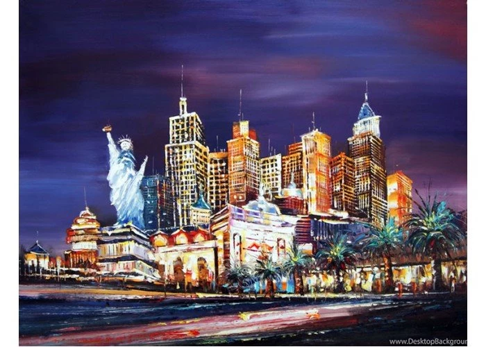 Las Vegas Skyline Art