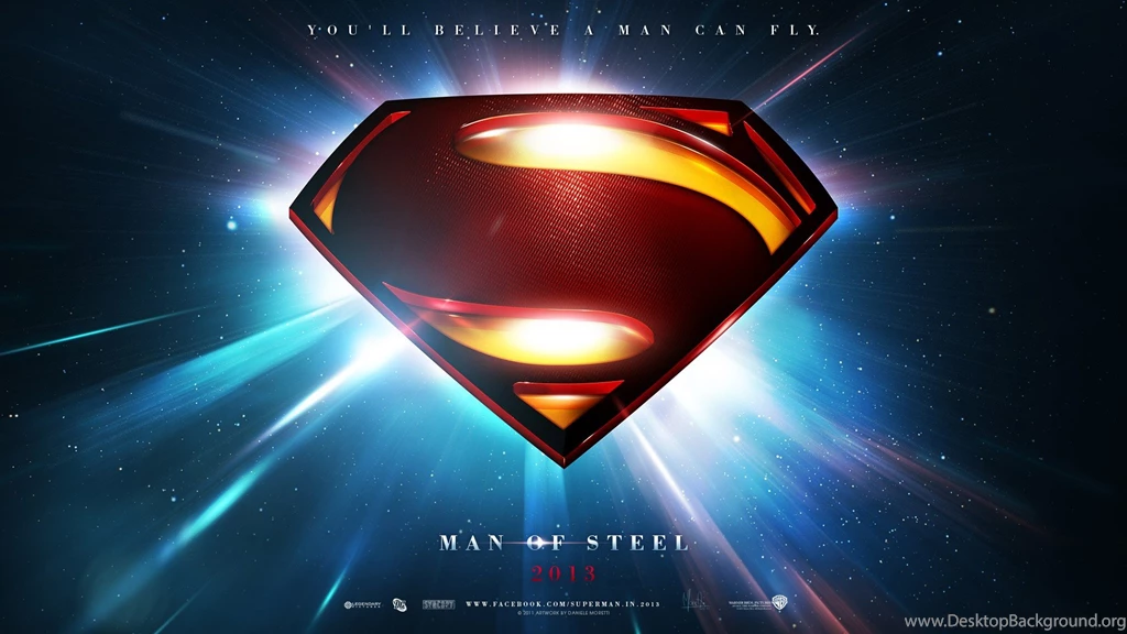 Movies Superman Superman Logo Man Of Steel (movie) : Desktop And ...