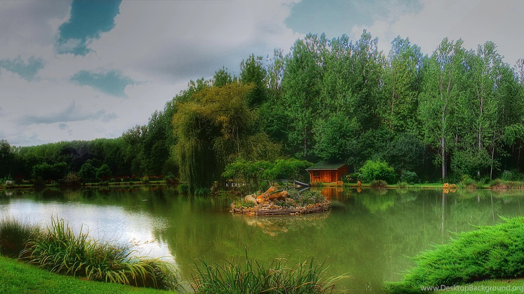 Corner Lake House >> HD Wallpaper, Get It Now!