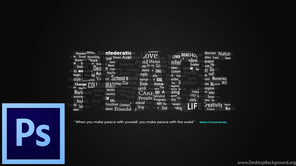 How To Make Typographic Wallpapers In Photoshop YouTube