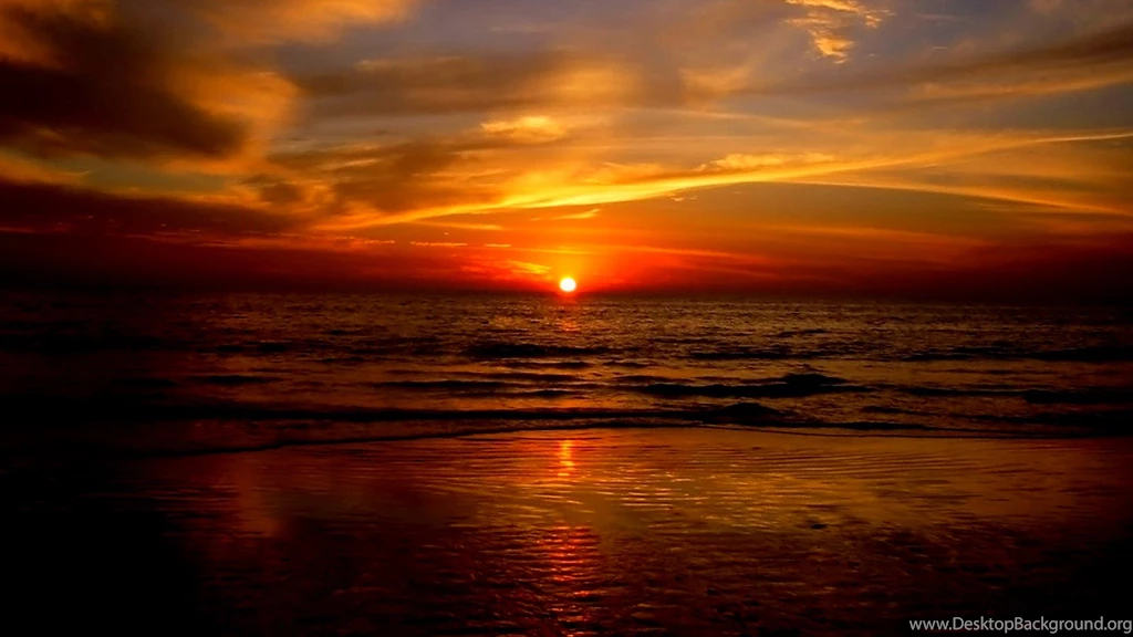 Beautiful Ocean Sunset Wallpapers For PC