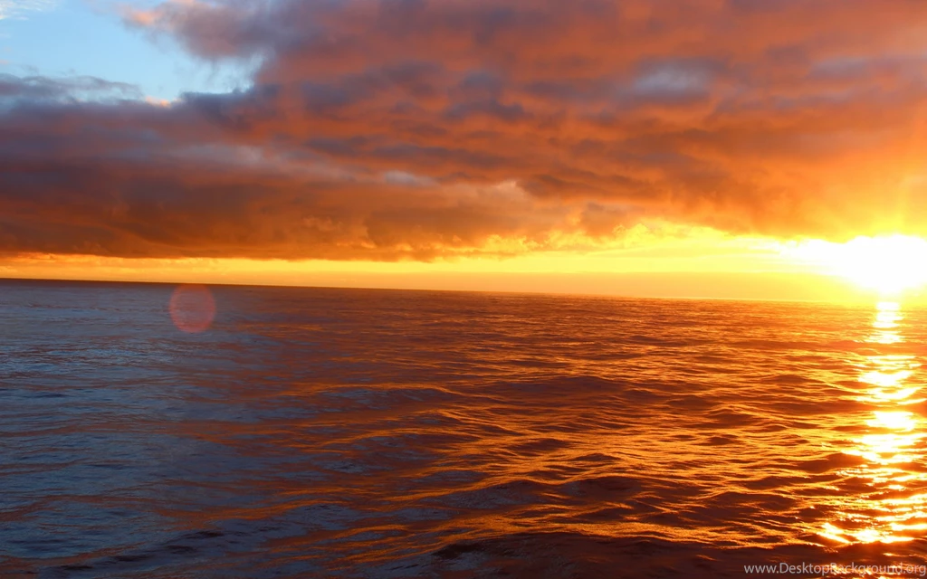 2880x1800 Ocean Sunset Wallpapers