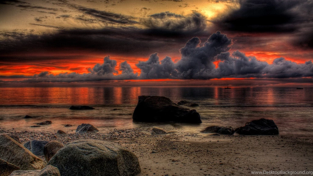 Download Sunset Ocean Wallpapers 1920x1080