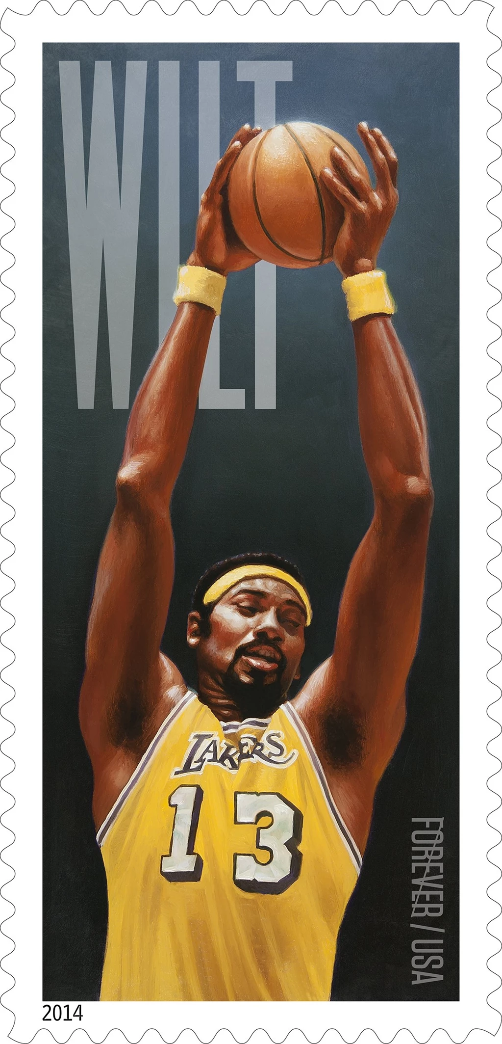 Wilt Chamberlain To Appear On A Postage Stamp