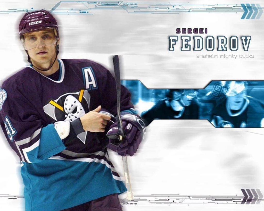 SERGEI DEDOROV ANAHEIM MIGHTY DUCKS WALLPAPER (