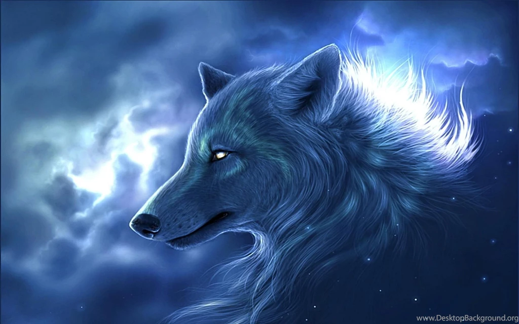Mystical Wolf, Cloud, Digital art, 2880x1800 HD Wallpapers And FREE ...
