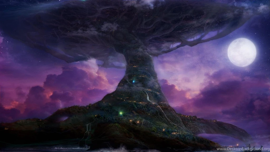 Fantasy Landscapes Trees Awesome World HD Wallpapers Wallpapers ...