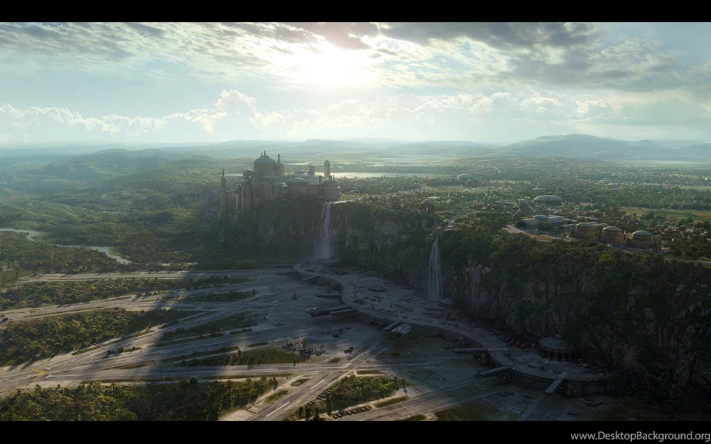Naboo Star Wars Theed Fantasy Landscapes Wallpapers (