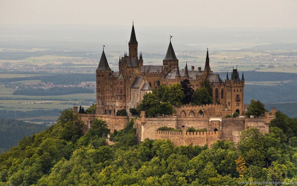 Hohenzollern Castle, Germany Wide Desktop Backgrounds