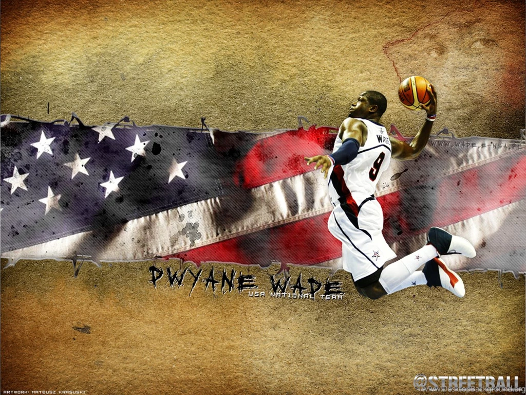 Dwyane Wade Team USA 2012 Basketball Wallpapers   Streetball