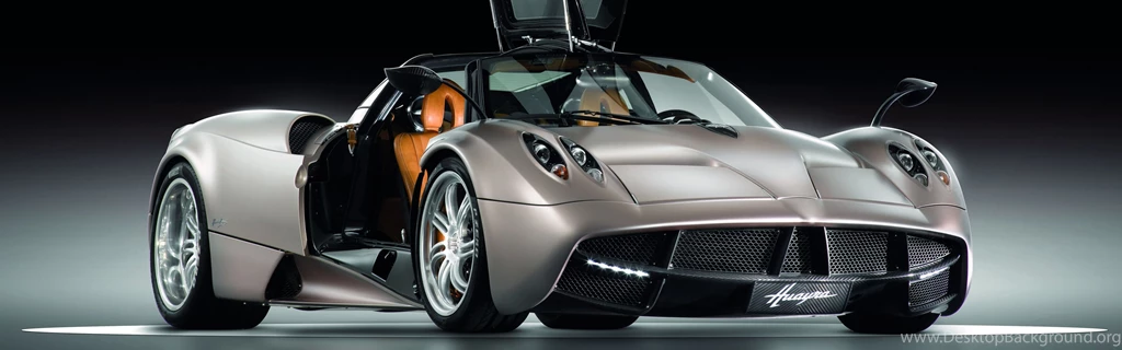 Pagani Huayra Gunmetal Front Side View iPhone Panoramic Wallpapers ...