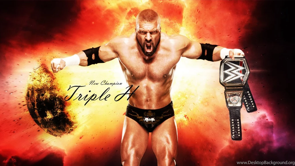 DeviantArt: More Like New Champion Triple H Wallpaper! By Menasamih