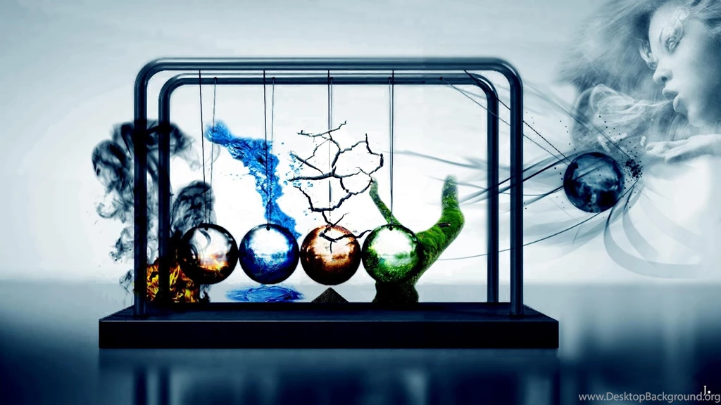 Earth Air Elements Fire Four Elements Wallpapers