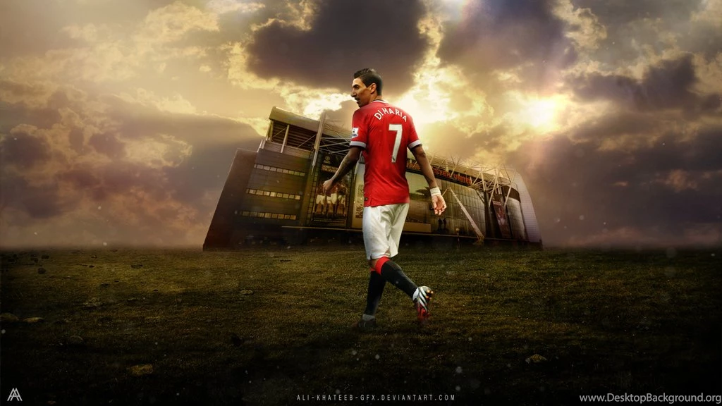 DeviantArt: More Like Angel Di Maria Wallpapers (ManU) By Ali ...