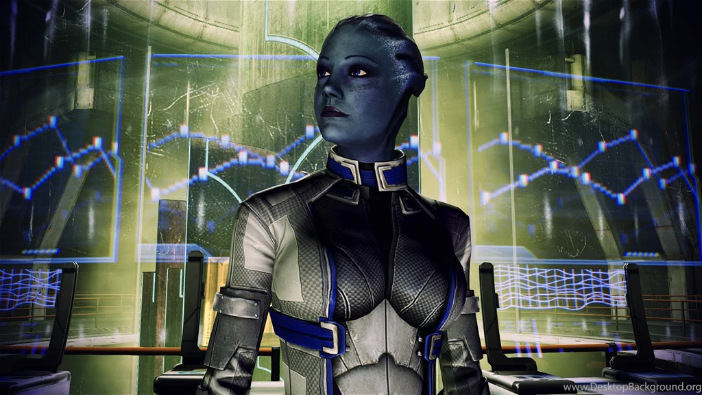 Liara T'Soni On Thessia By Hallucinogenmushroom On DeviantArt