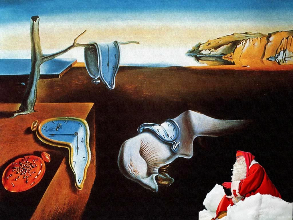 The Persistence Of Memory Of Santa