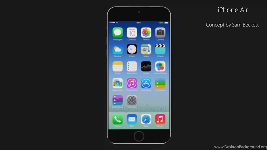 iPhone Air Concept Wallpapers   Sites Gadget