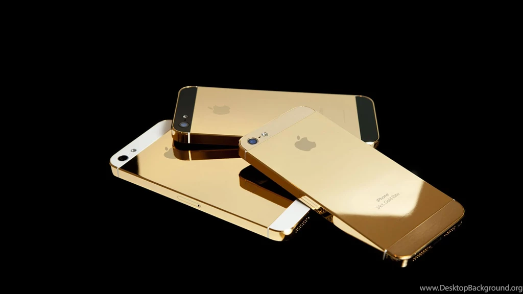 iPhone 5S Karat Gold HD Wallpapers   Sites Gadget