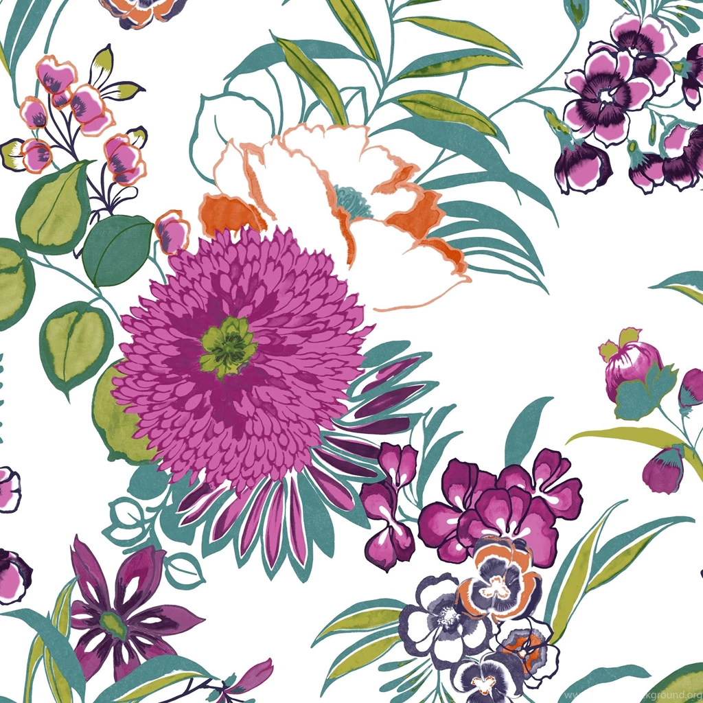 Cocktail Floral Wallpapers
