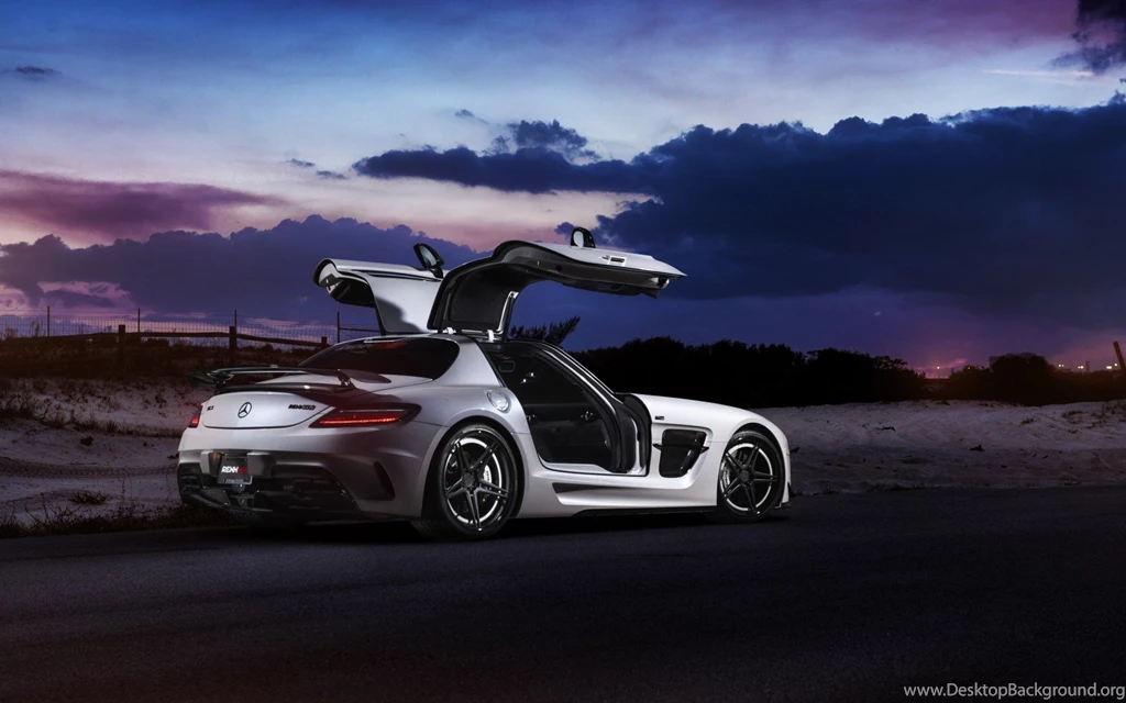 Mercedes Benz SLS Black Series Rear Car