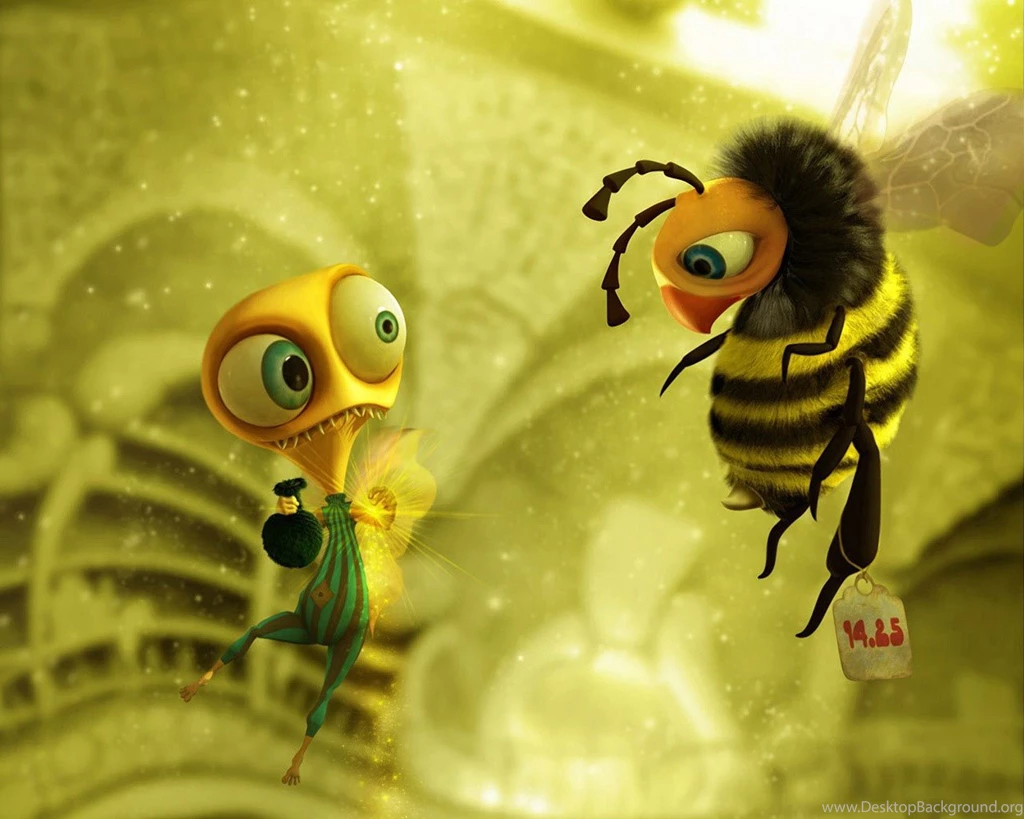 Desktop Wallpapers · Gallery · Humor · Bumblebee And Fairy Funny ...
