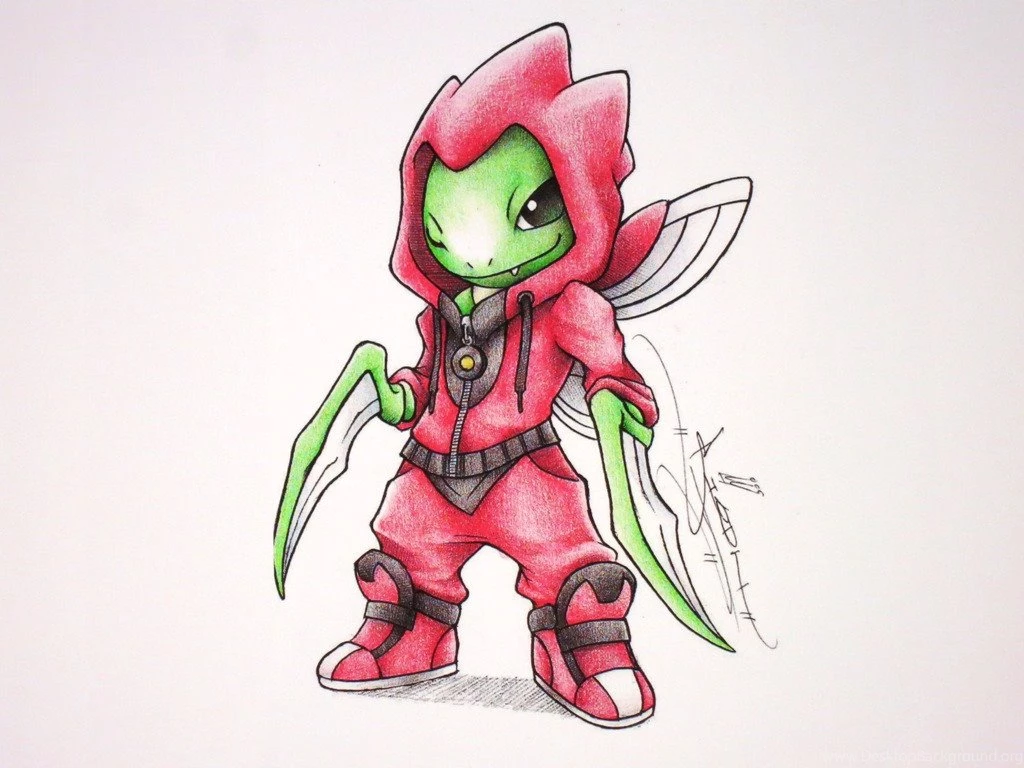 Scyther Art Close
