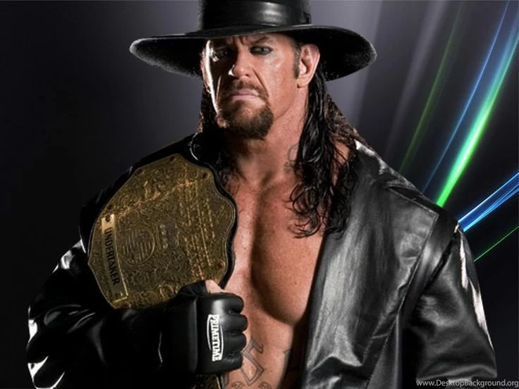 Undertaker W/ The World Heavyweight Championship