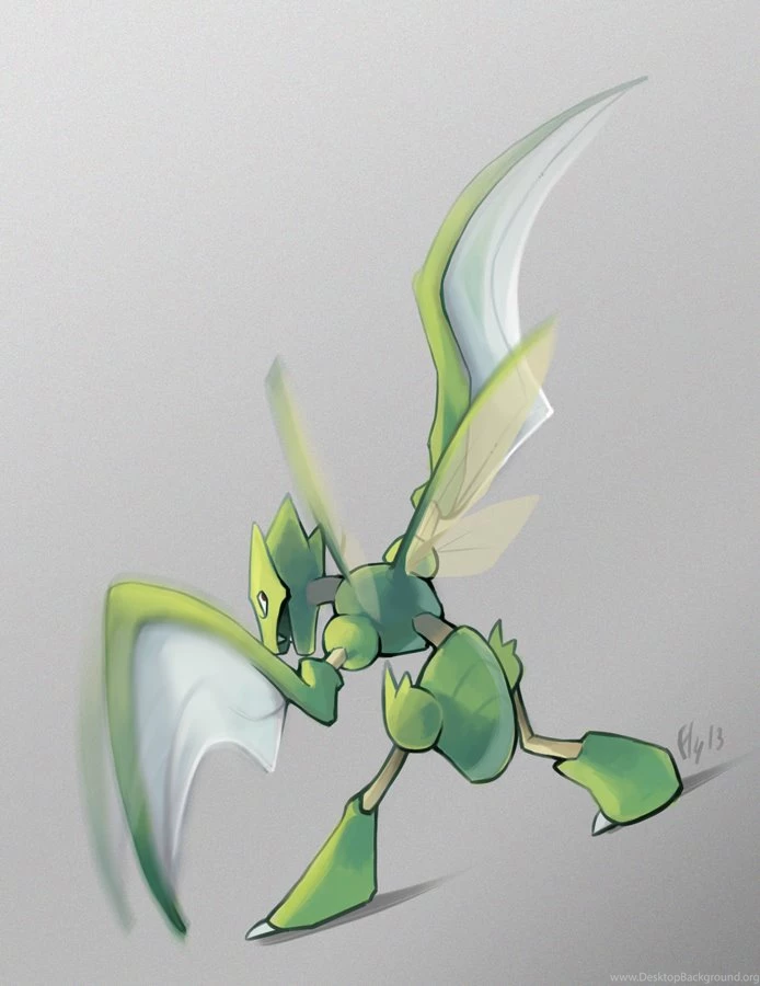Pokedexxy Day 1 Scyther By DragonChameleon On DeviantArt
