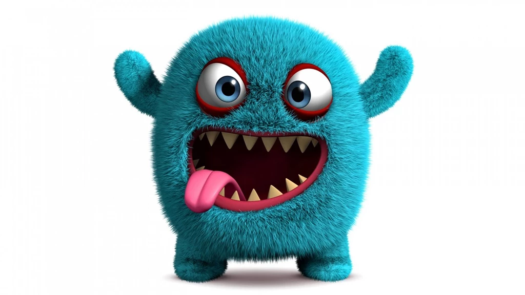 1600x900 3d Cute Monster Wallpapers