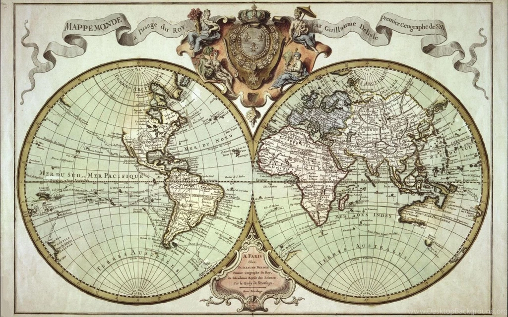 Wallpapers Old World Map The X 1280x800