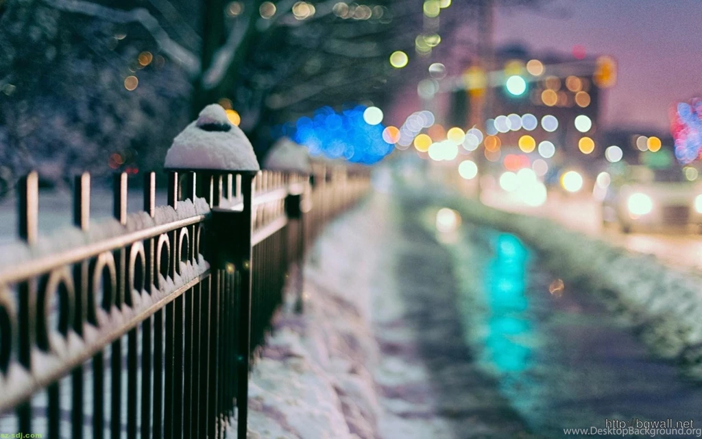 City Fence Winter Wallpapers High Resolution Desktop Background Images, Photos, Reviews